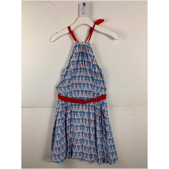 Eva Franco Dresses & Skirts - Anthropologie Eva Franco Mini Blue Halter Dress